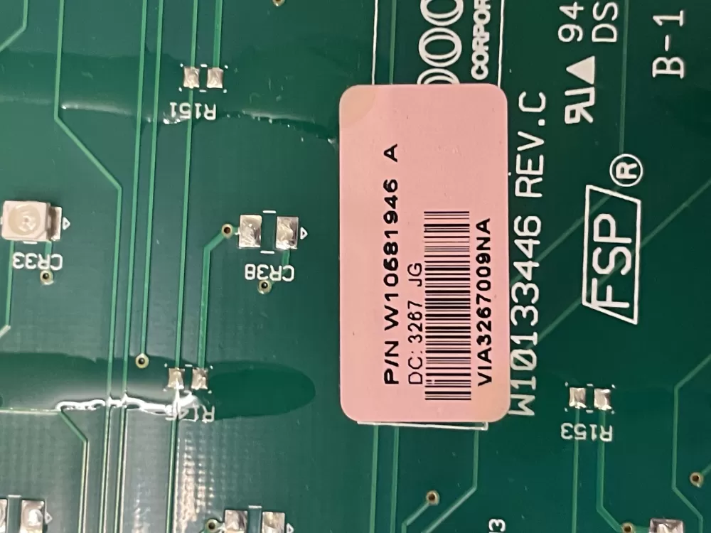 Whirlpool W10629511 Dishwasher Control Board AZ47836 | Wm698