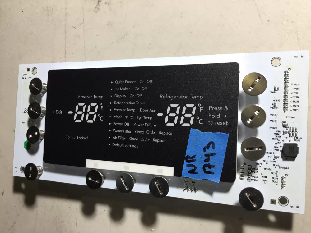 Frigidaire A05860726/A Refrigerator Control Board Display AZ42616 | NR1743