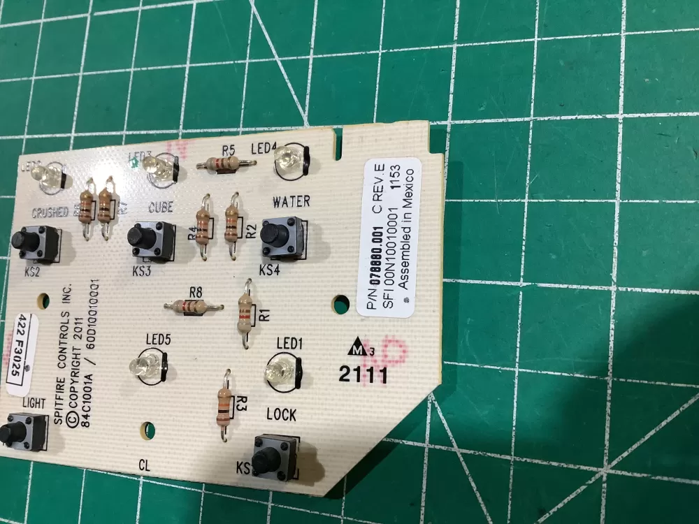 Whirlpool Refrigerator Board 078880.001 AZ147361 | NR2470