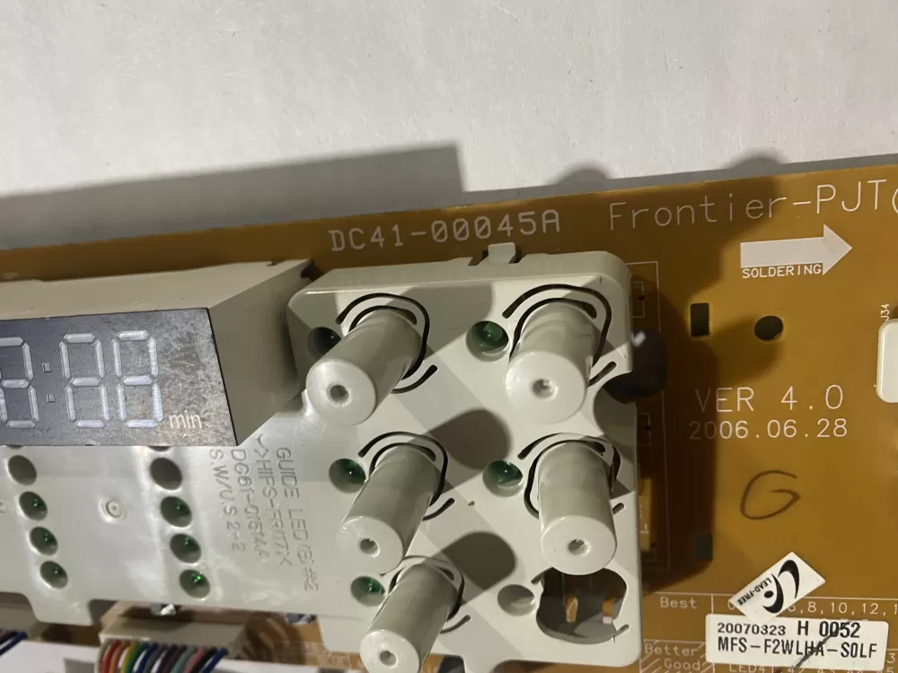 Samsung DC41-00045A AP4201750 AP3966842 Dryer Control Board AZ194524 | BK1738