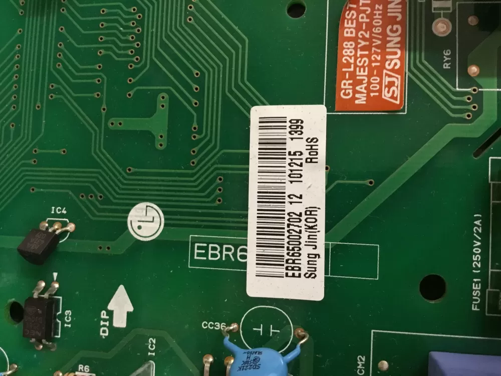 LG Kenmore EBR65002702 EBR65002703 Refrigerator Control Board AZ33621 | NRV368