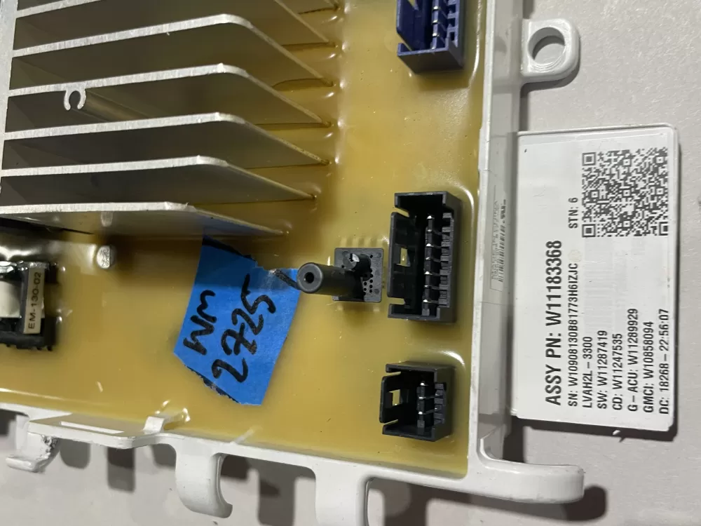 Whirlpool Maytag W11183368 W11195970 Washer Control Board AZ185875 | Wm2725
