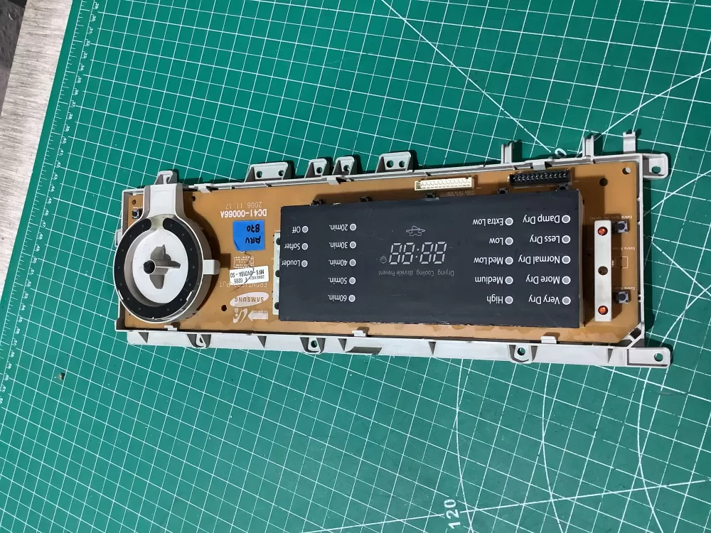 Samsung MFS-DV318A-S0 DC41-00066A Dryer UI Control Board AZ188941 | ARV870