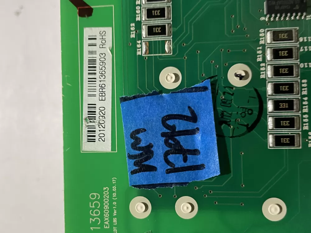 EBR61365903 refrigerator main control board AZ200662 | Wm1792