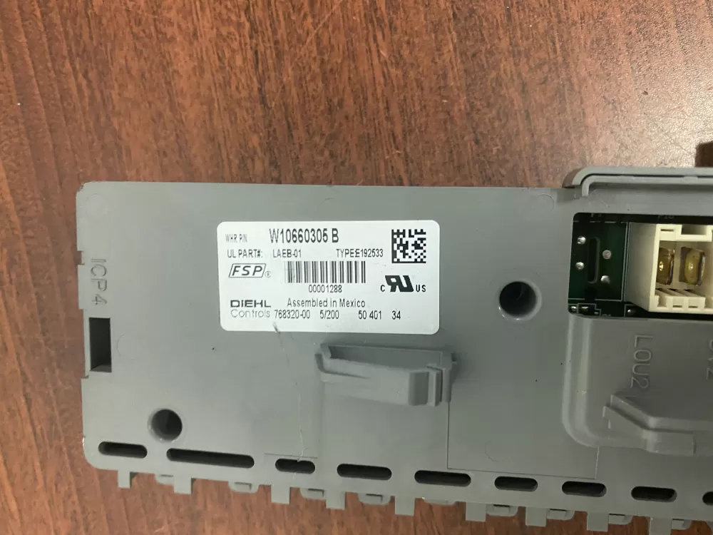 Whirlpool Maytag W10660305 WPW10660305 Washer Control Board AZ44557 | BK1761