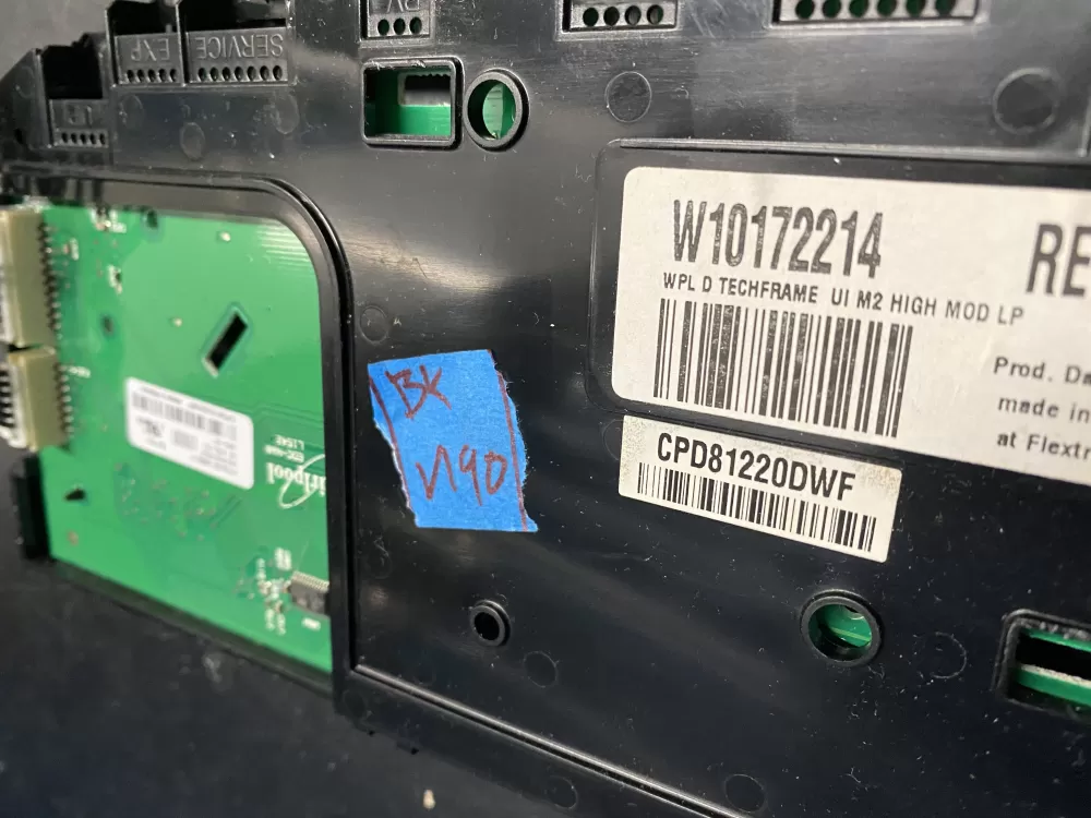 Whirlpool W10172214 W10294631 1553008 Dryer Control Board AZ8422 | BKV190