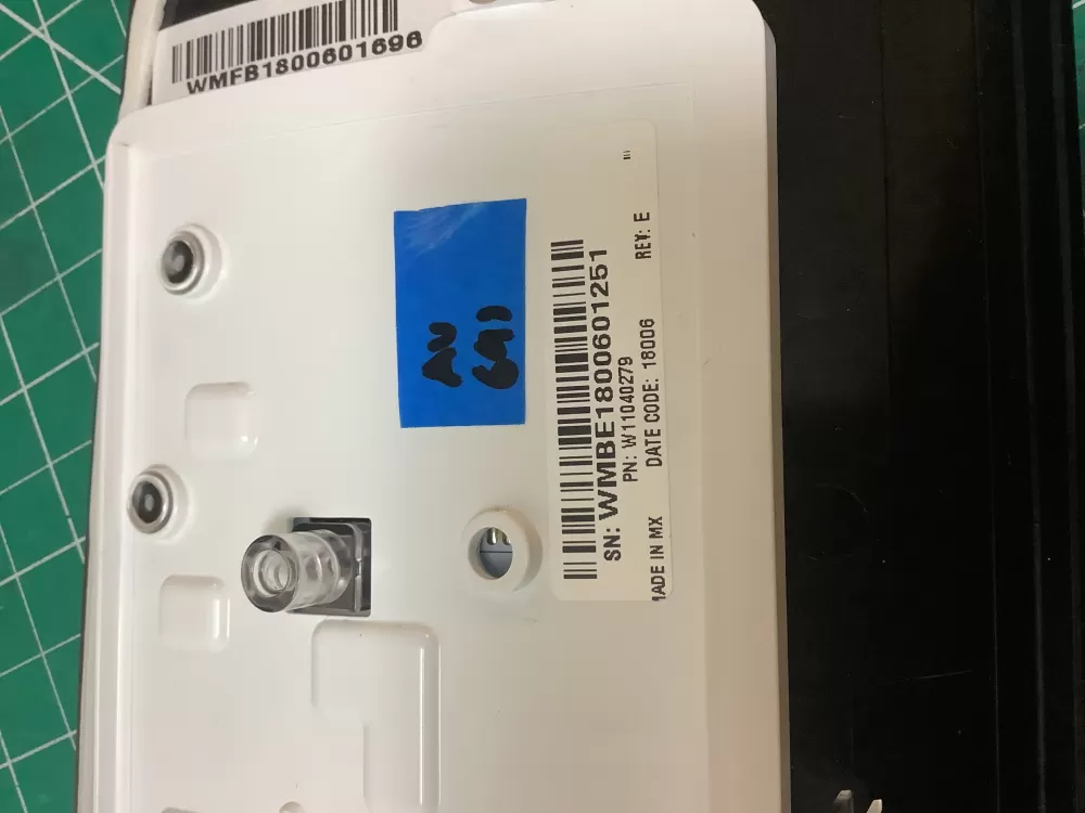 Whirlpool W11130343 PS12347541 Washer Control Board Fascia AZ226088 | ARV691
