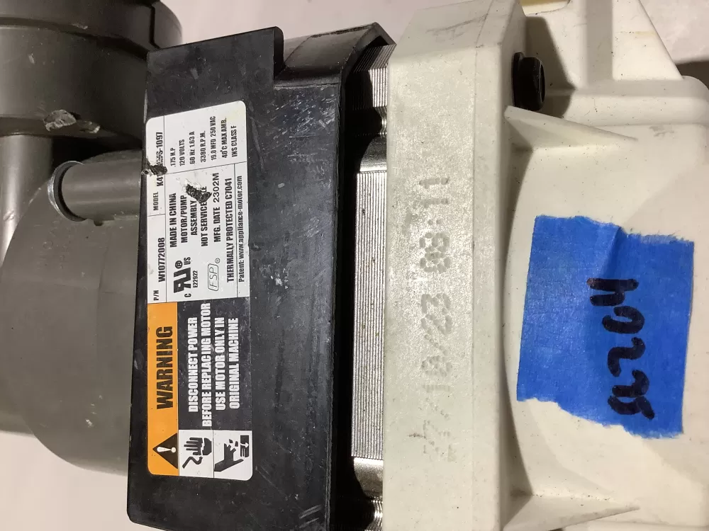 Whirlpool KitchenAid GE W10772008 Washer Pump Motor AZ123057 | Sl204