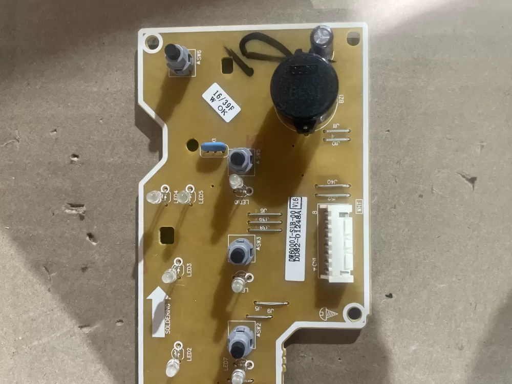 Samsung DD82 01248A Dishwasher Control Board AZ64397 | KM2085