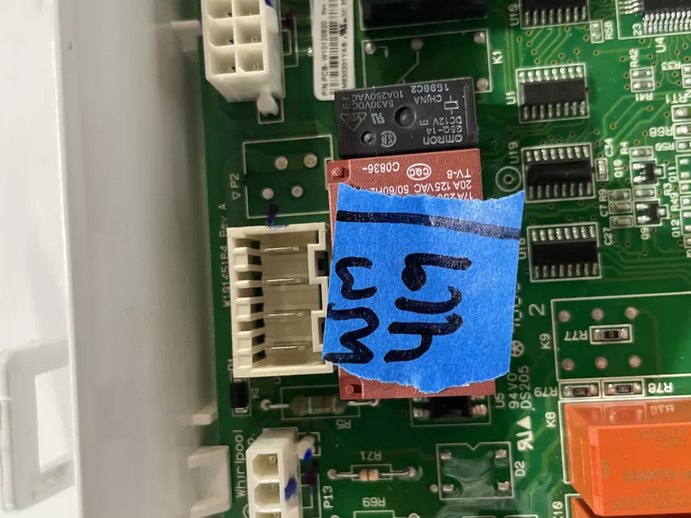 Whirlpool WPW10120820 Refrigerator Electronic Control Board AZ179011 | Wm419
