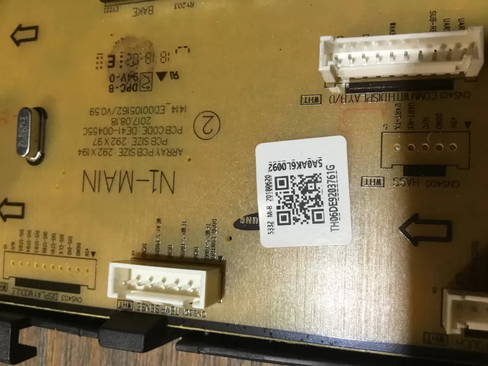 Samsung DE92 03761G Range Control Board AZ52994 | NR1863