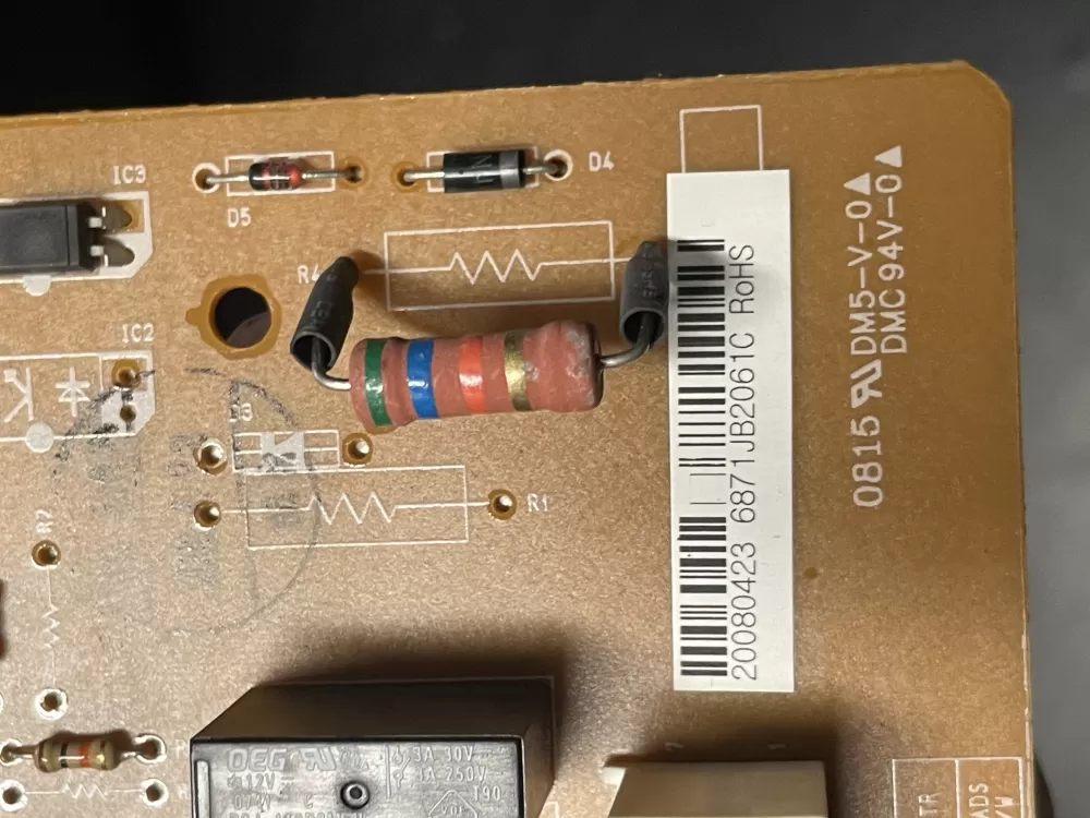 LG 6871JB2061C Refrigerator Control Board AZ23200 | WM923