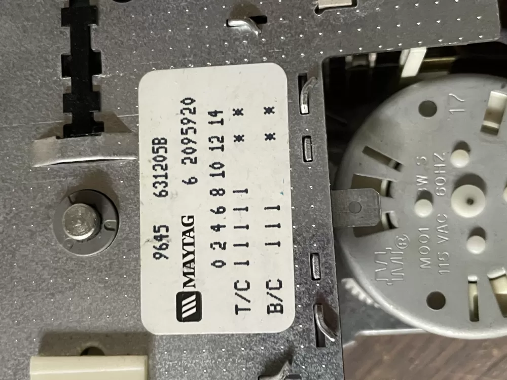 Maytag 6 2095920 62095920 Washer Timer Control AZ53509 | Wm1891