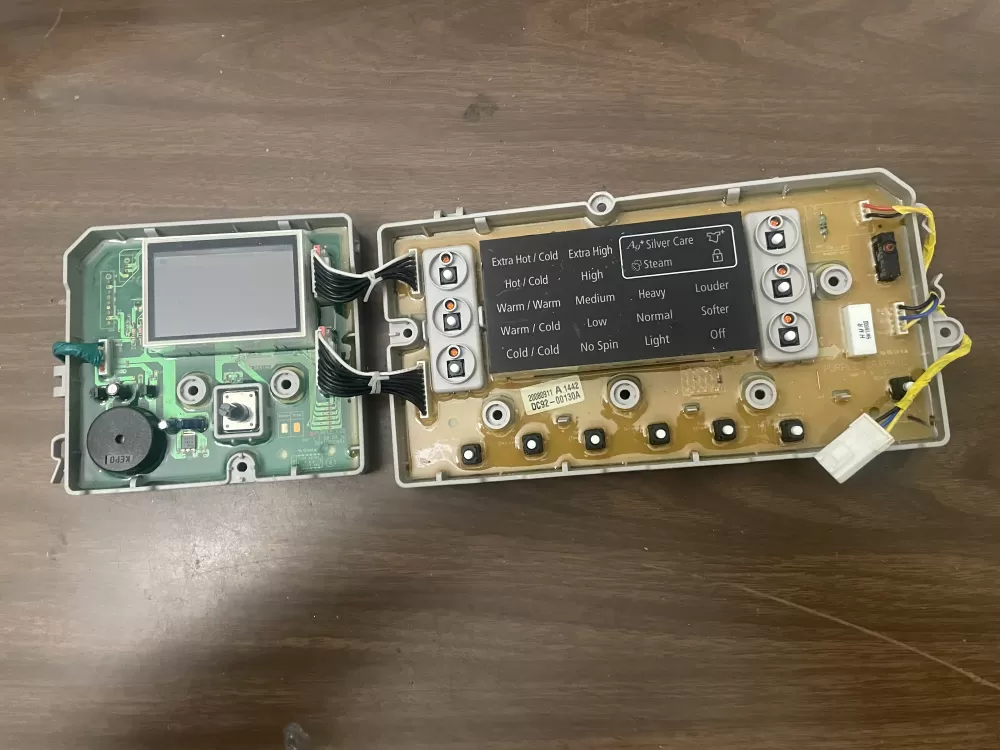 Samsung DC92-00130A DC92-00125A Washer UI Control Board AZ95597 | KMV385