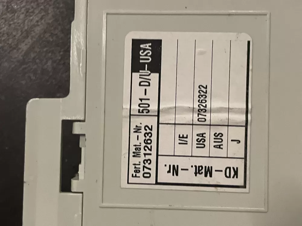 Miele 07326322 07312632 Control Board  AZ27763 | WMV154