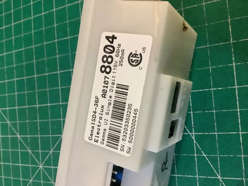 Frigidaire A01078804 242207704 Refrigerator UI Control Board AZ211586 | NR1768