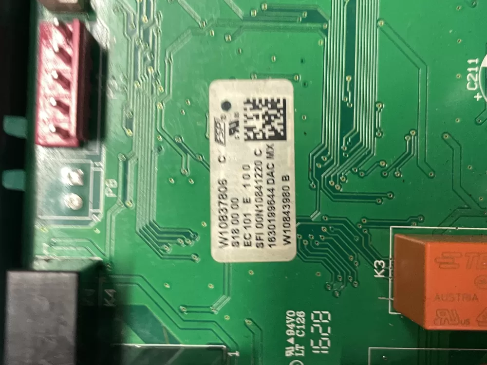 Whirlpool W10837806 Range Oven Control Board AZ212237 | Wmv936