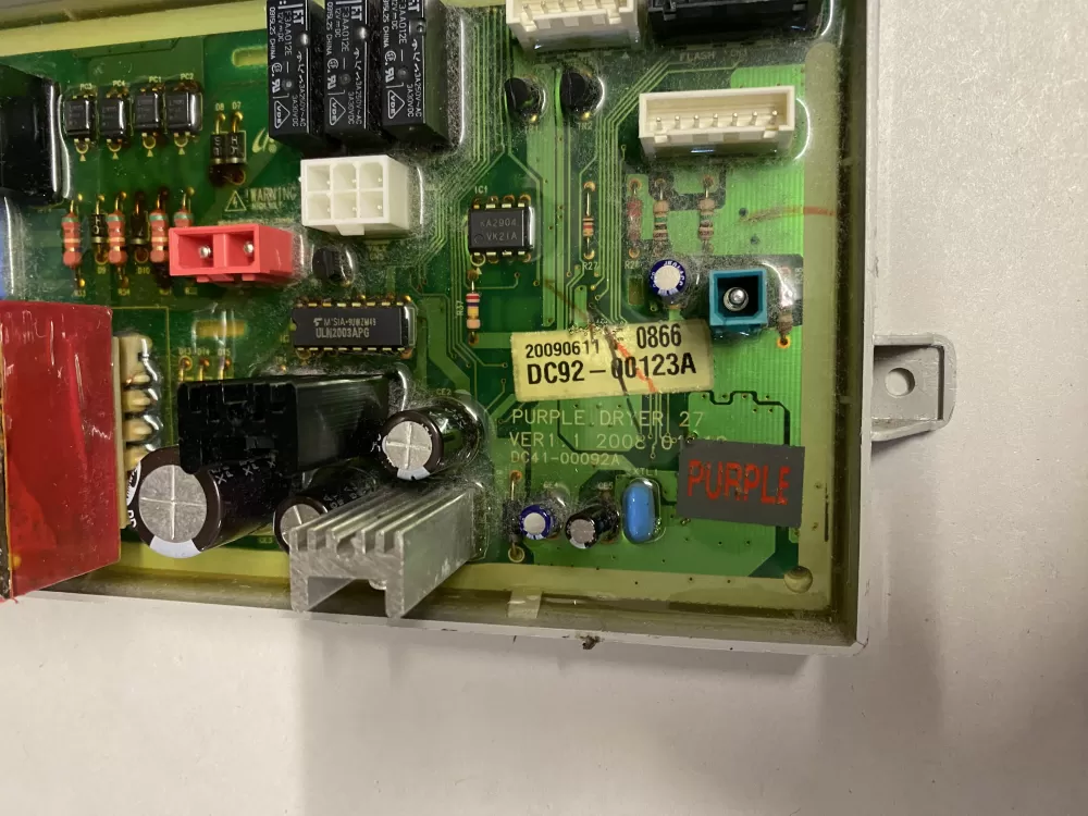 Samsung DC92-00123A DC92-00339A Dryer Control Board AZ205290 | BK2788
