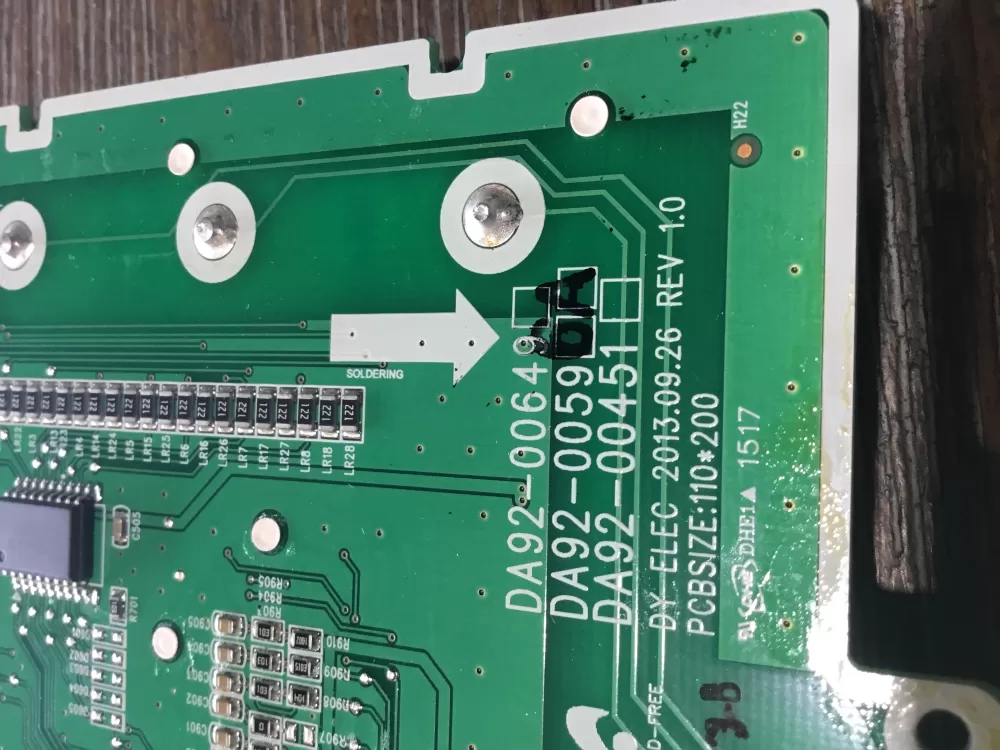 Samsung DA92-00596A Refrigerator Dispenser Control Board AZ51135 | NR1841