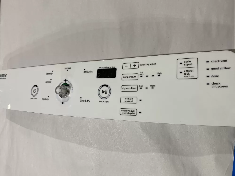 Whirlpool  Maytag W10783692 W10825120 W10873480 W10916690 W10918026 PS11770047 Dryer Control Board Panel