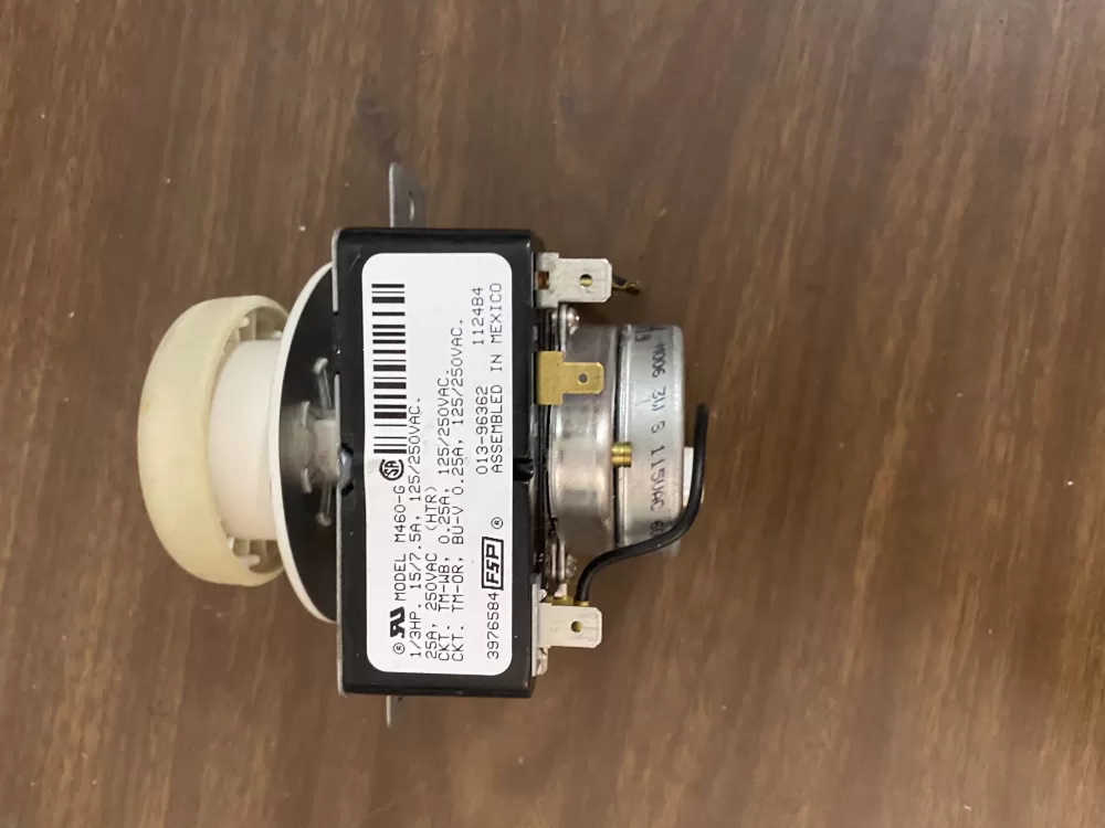 Whirlpool  Kenmore  Maytag  Estate  Amana  Inglis WP3976584  AP6009033  3976584  3406714  548383  PS11742175  013-96362 Dryer Timer