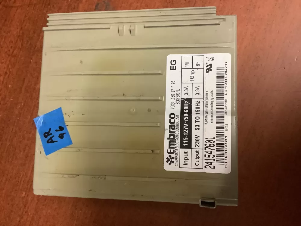 Frigidaire 241547601 Inverter Control Board  AZ197433 | AR96