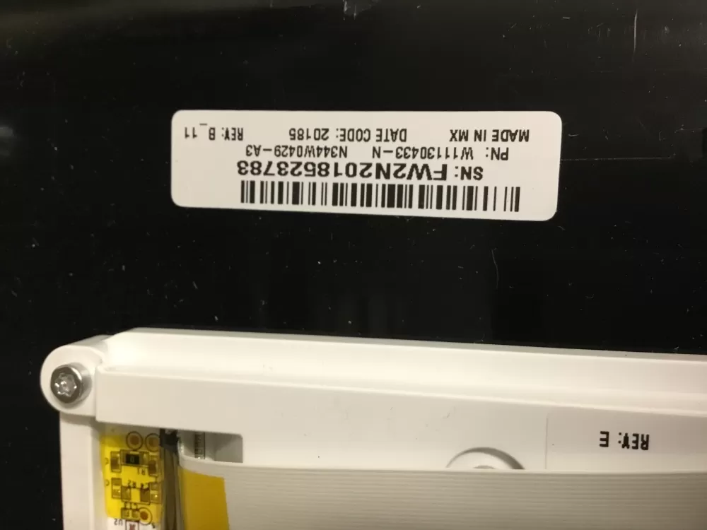 Washer Control Board Touchpad Panel User Interface W11130429 AZ11364 | NRV305