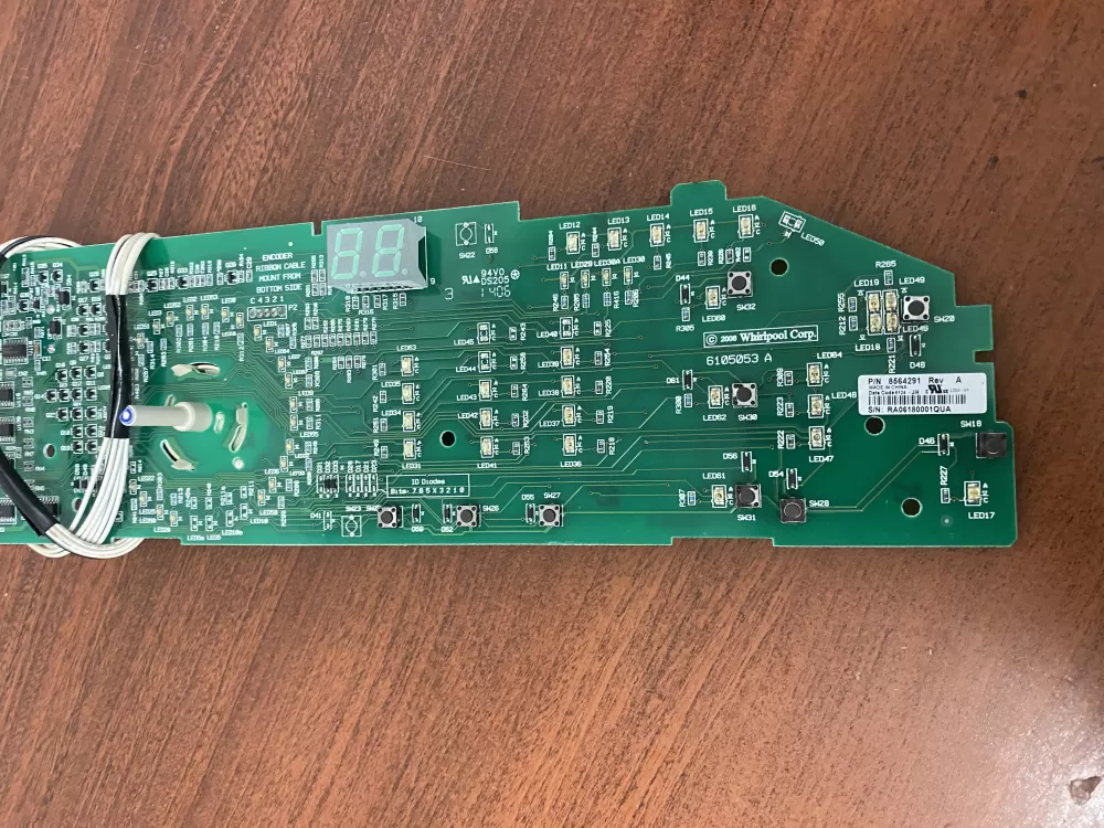 Whirlpool  Maytag  Kenmore  Sears 8564291 8563948 Washer Control Board