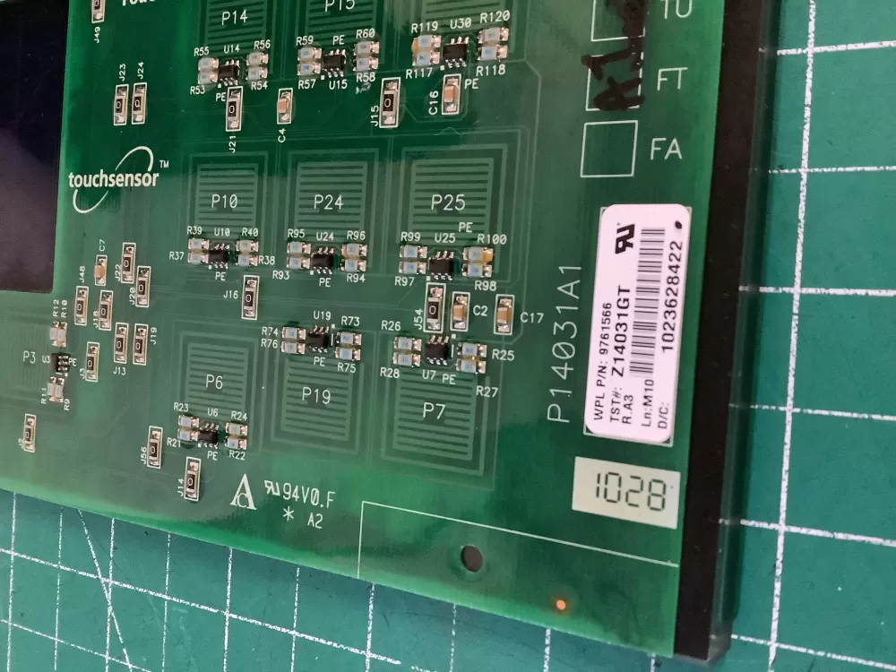 KitchenAid Whirlpool 9761566 Range Control Board Touch Panel AZ213359 | NR109