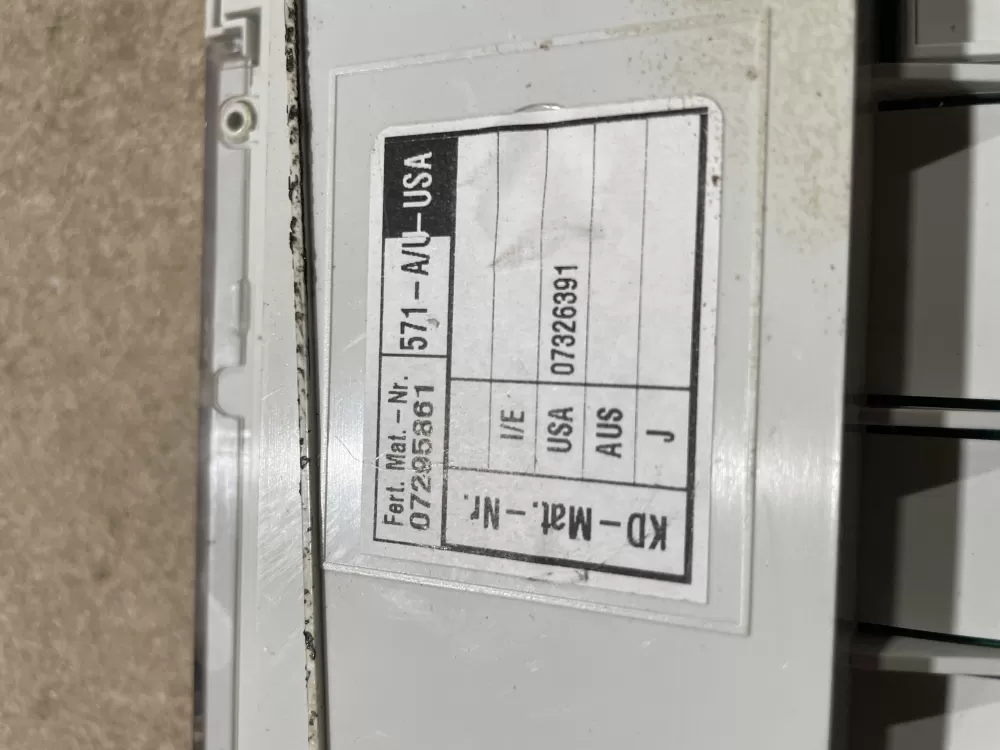 Miele 07326391 Dishwasher Control Board Power Unit AZ75834 | Wmv619