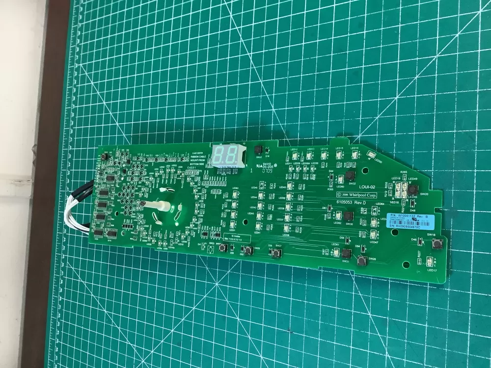 Whirlpool W10051132 W10051134 WPW10051132 Washer Control Board