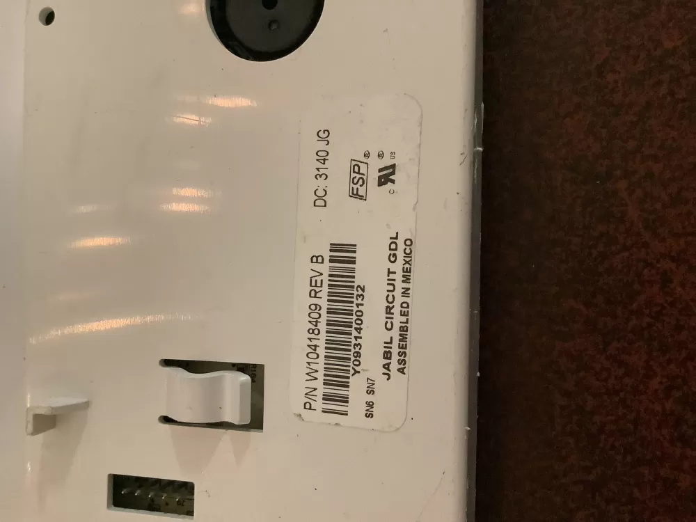 KitchenAid W10418409 W10623103 Refrigerator Control Board AZ173777 | CG775