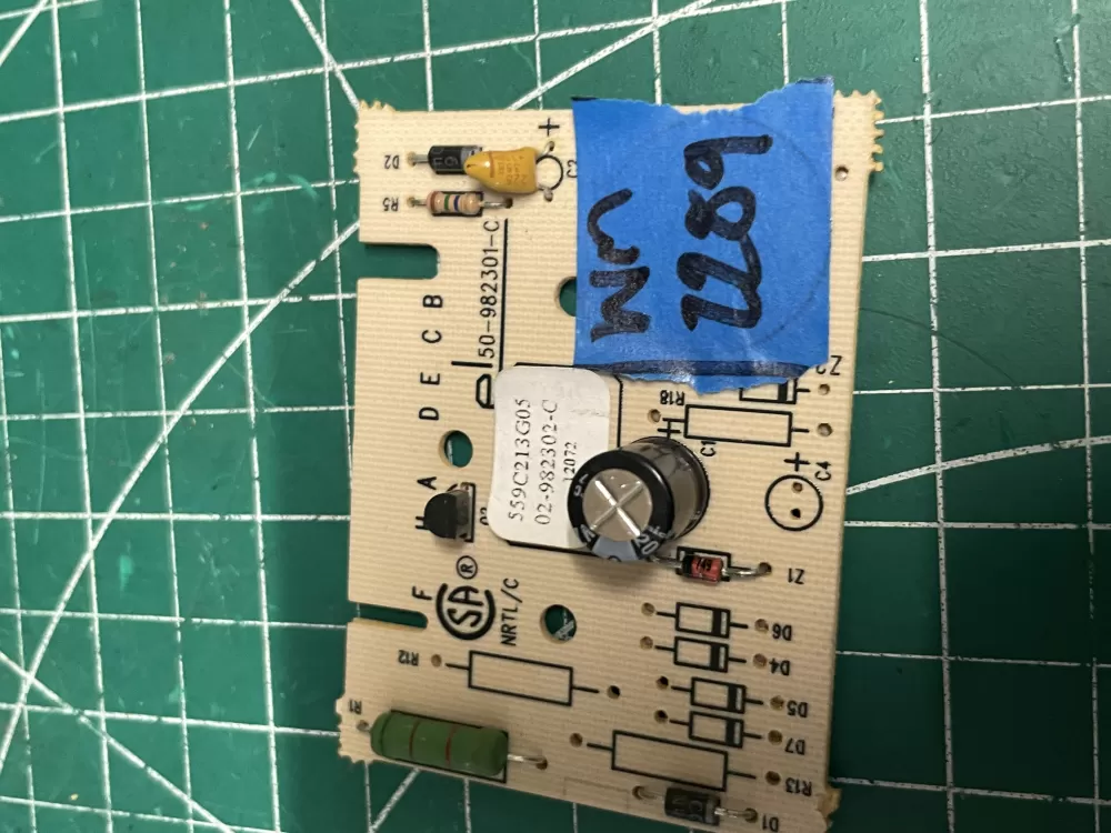 GE 559C213G05 50-982301-D 50-982301-E Dryer Control Board AZ207325 | Wm2289