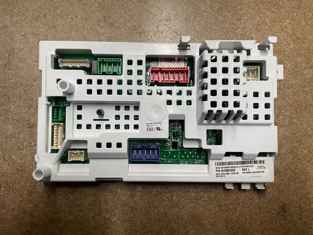 Whirlpool AP5781774 W10581552 PS8691627 W10581552 L Washer Control Board