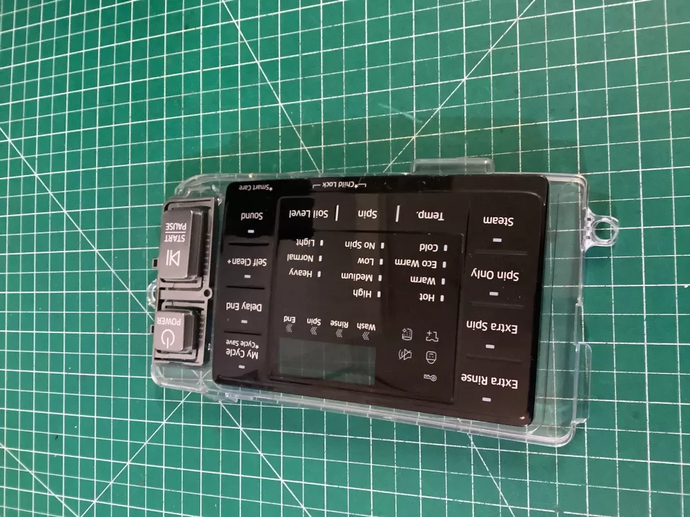 Samsung DC93-00376D  DC64-03116B Washer Control Inlay
