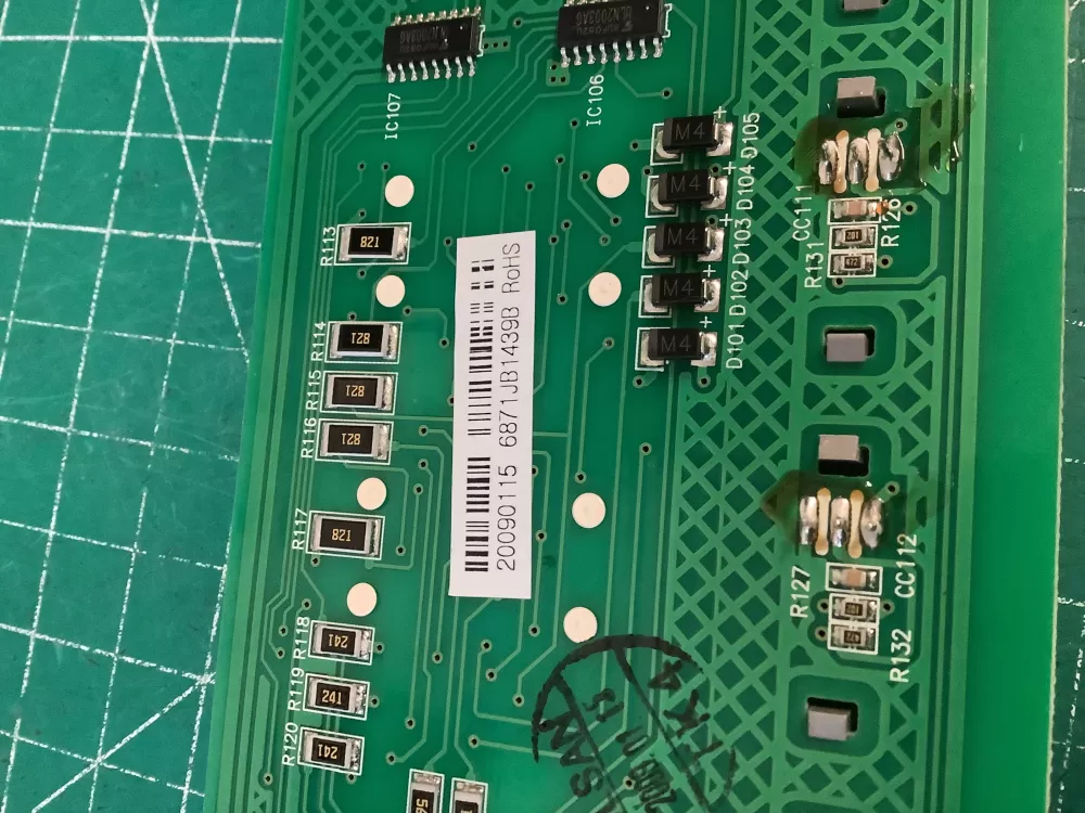LG Kenmore 6871JB1439B Refrigerator Control Board Dispenser AZ227964 | NR508