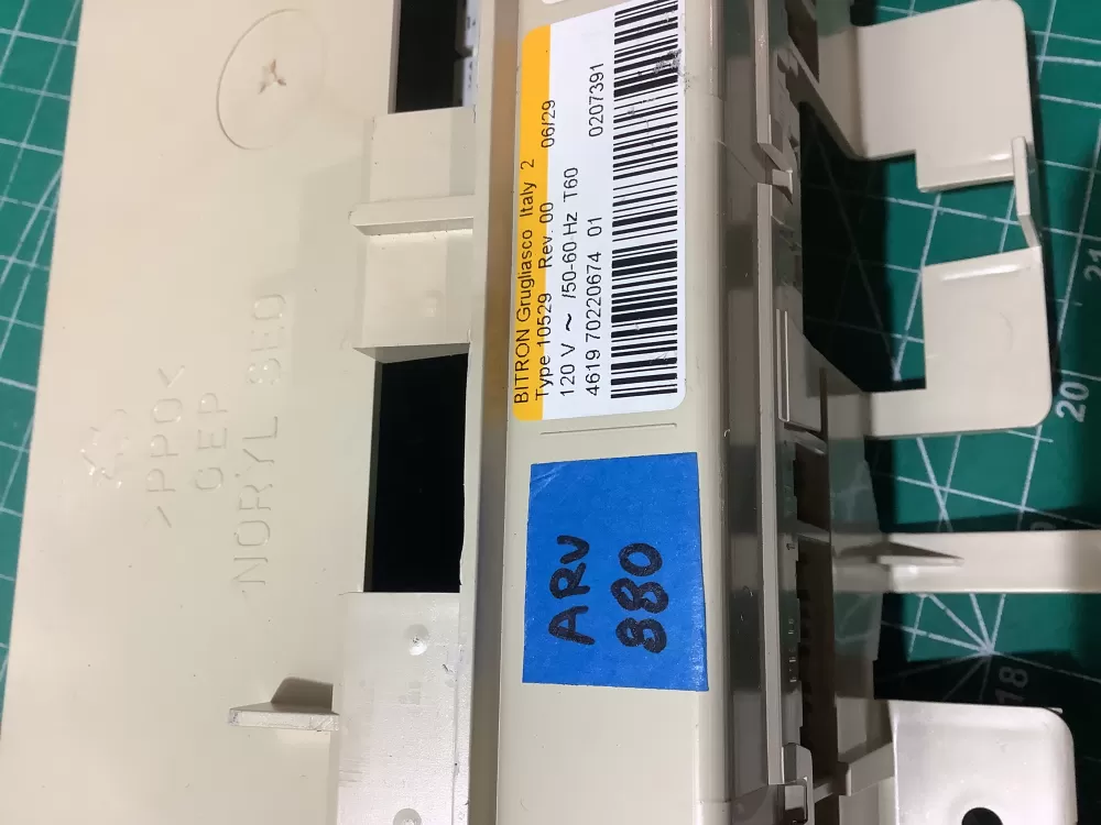 Whirlpool 4619 70220674 01 Washer Control Board CCU AZ194100 | ARV880