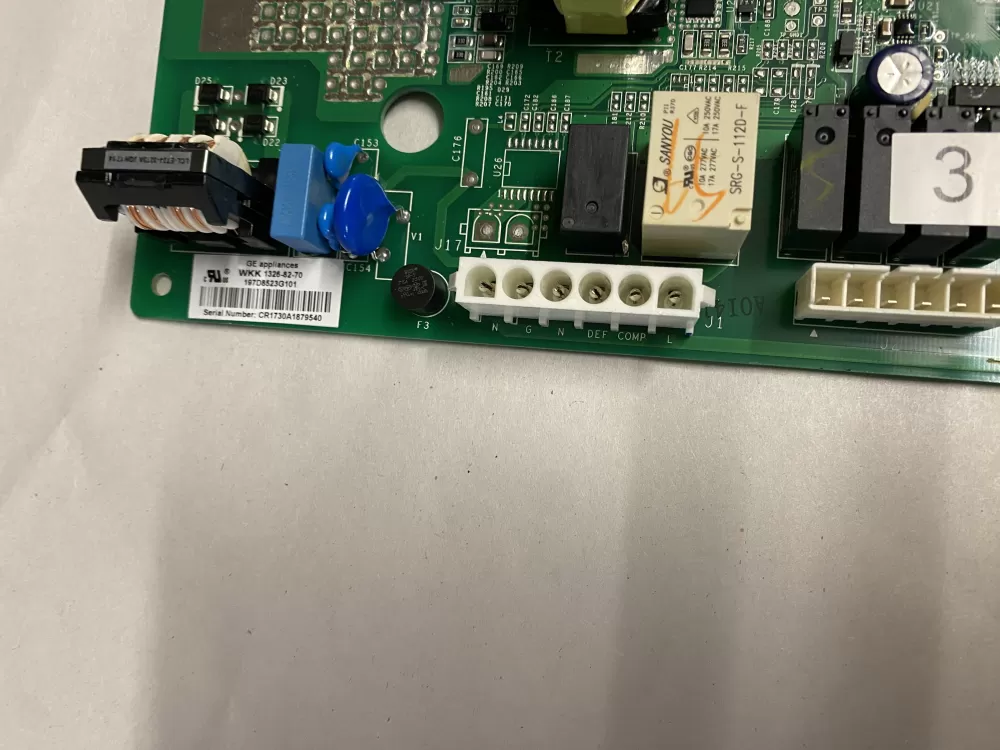GE 197D8523G101 70213260402GA MB6075LLC Refrigerator Control AZ205288 | BK2788