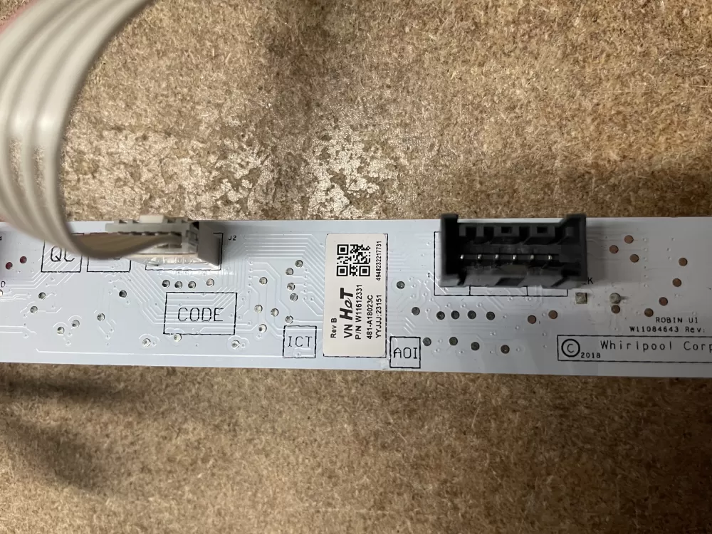 Whirlpool W11612331 Washer Touch Sensor Control Board AZ12549 | KM1613