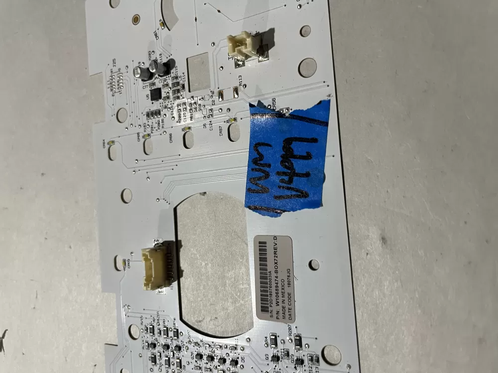 Whirlpool W10689474 13616 Washer Control Board Wd AZ227893 | Wmv499