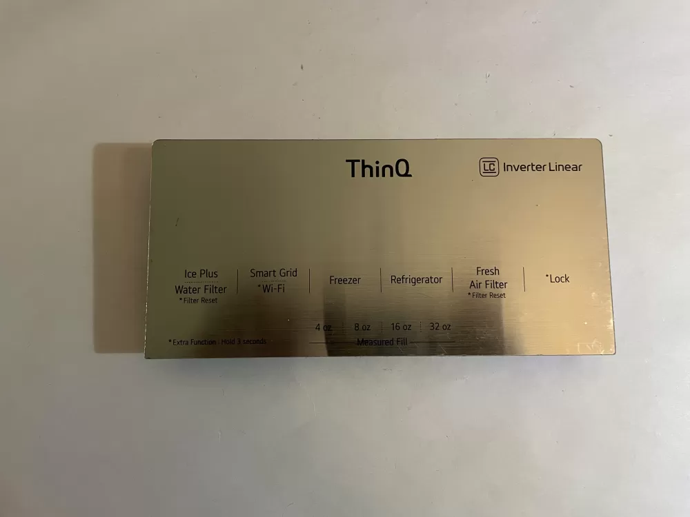 LG EBR89301526 EAX69049207 Refrigerator Control Board User Interface