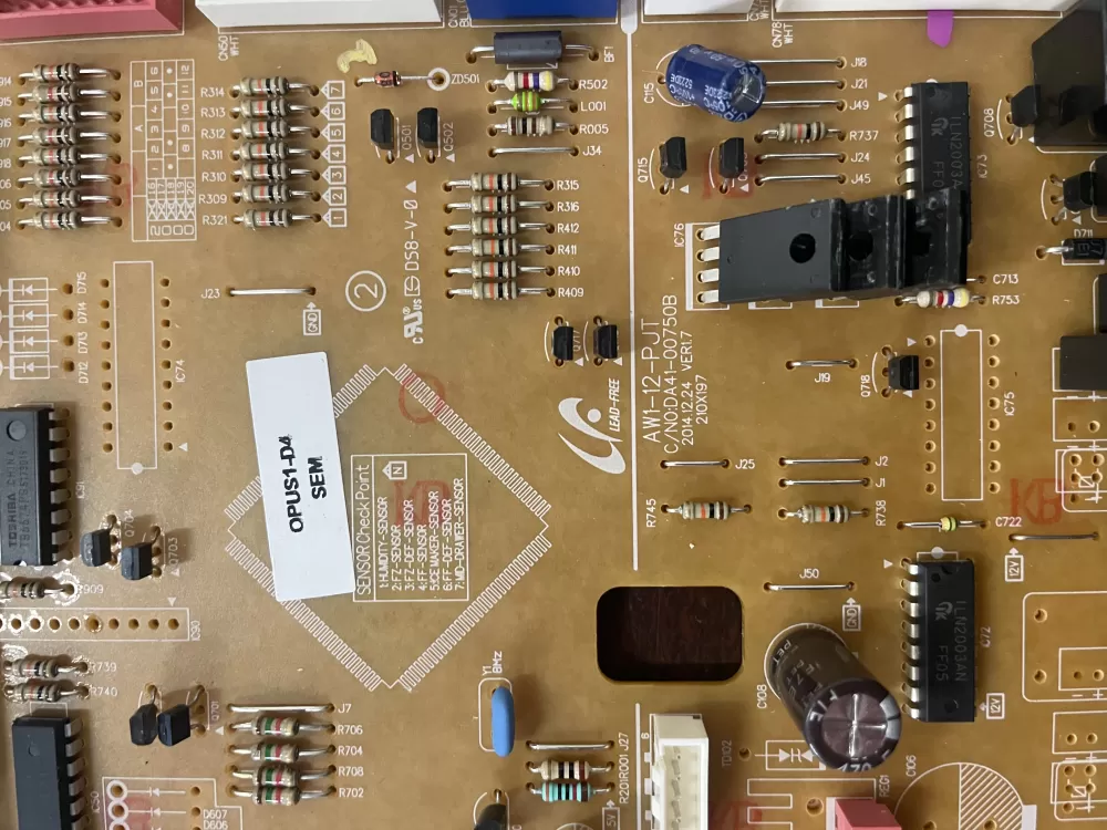 Samsung DA92-00592A DA92-00592B Refrigerator Control Board AZ52186 | KM1900