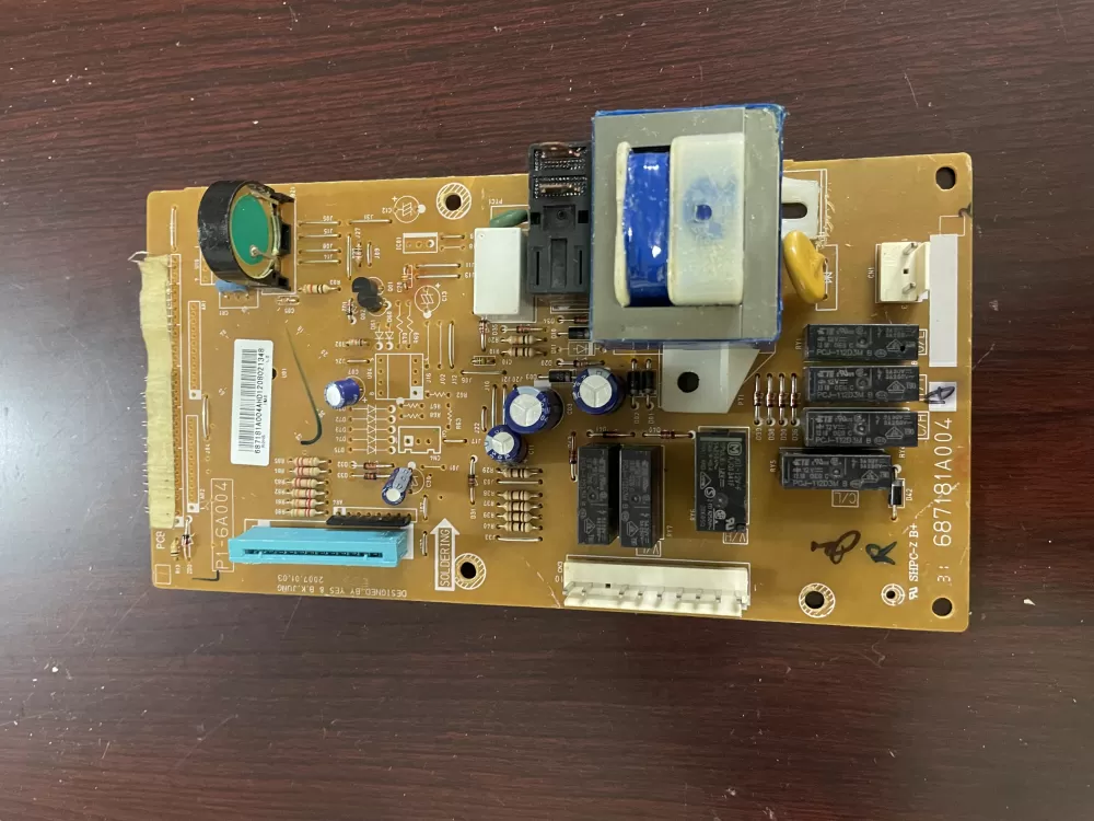 LG 687181A004A P1 6A004 Microwave Control Board 687181a004 AZ65061 | KM2119