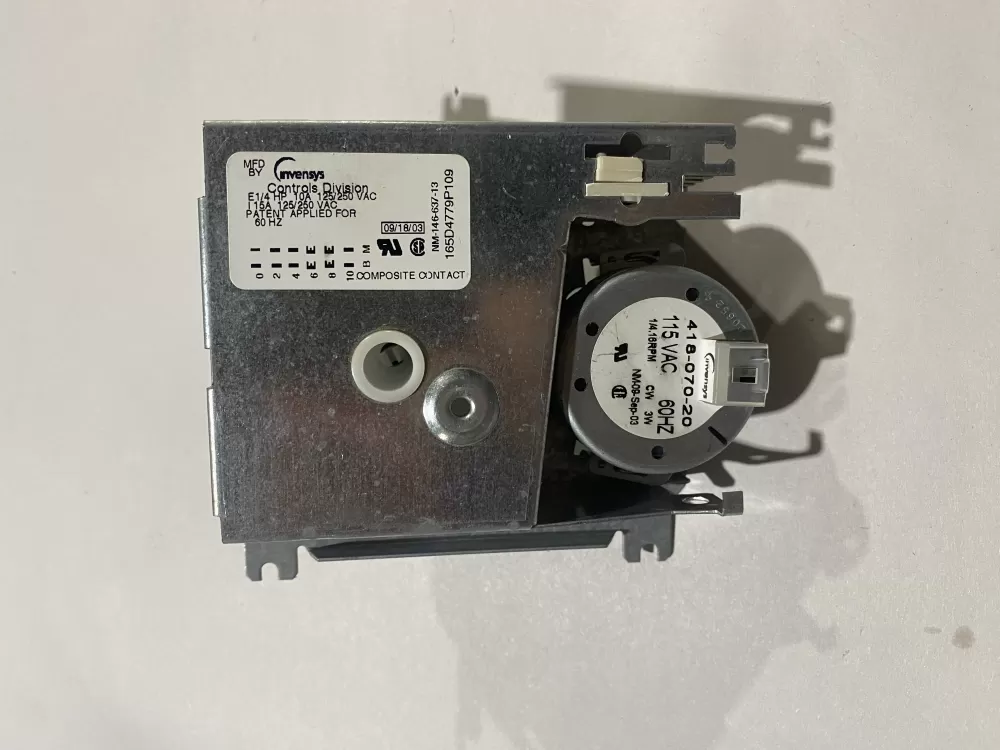 GE 165D4779P109 Dishwasher Timer