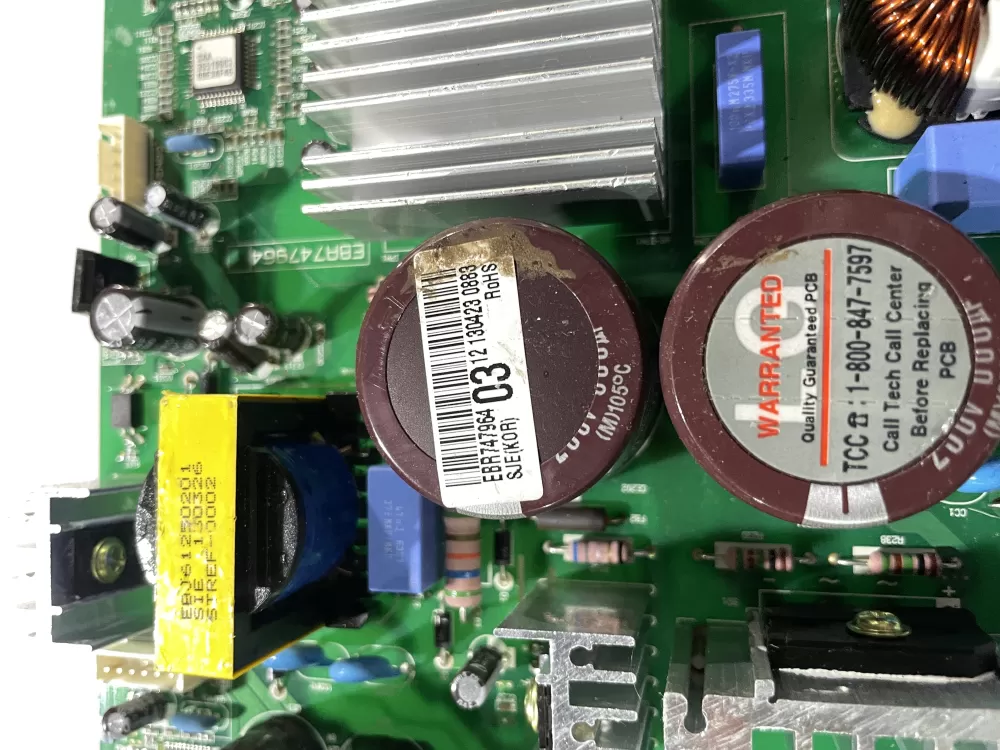 LG EBR74796403 Refrigerator Control Board AZ162115 | Wmv818