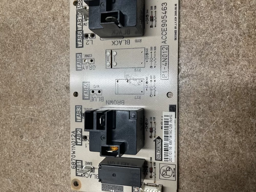 LG 6871W1N012B Range Oven Control Board AZ12535 | KM1613