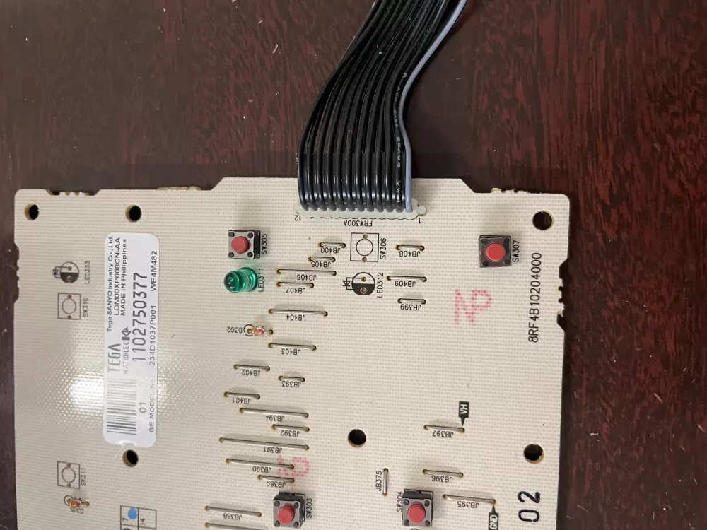 GE WE4M482 234D1037P001 Dryer Interface Control Board AZ39843 | KM516