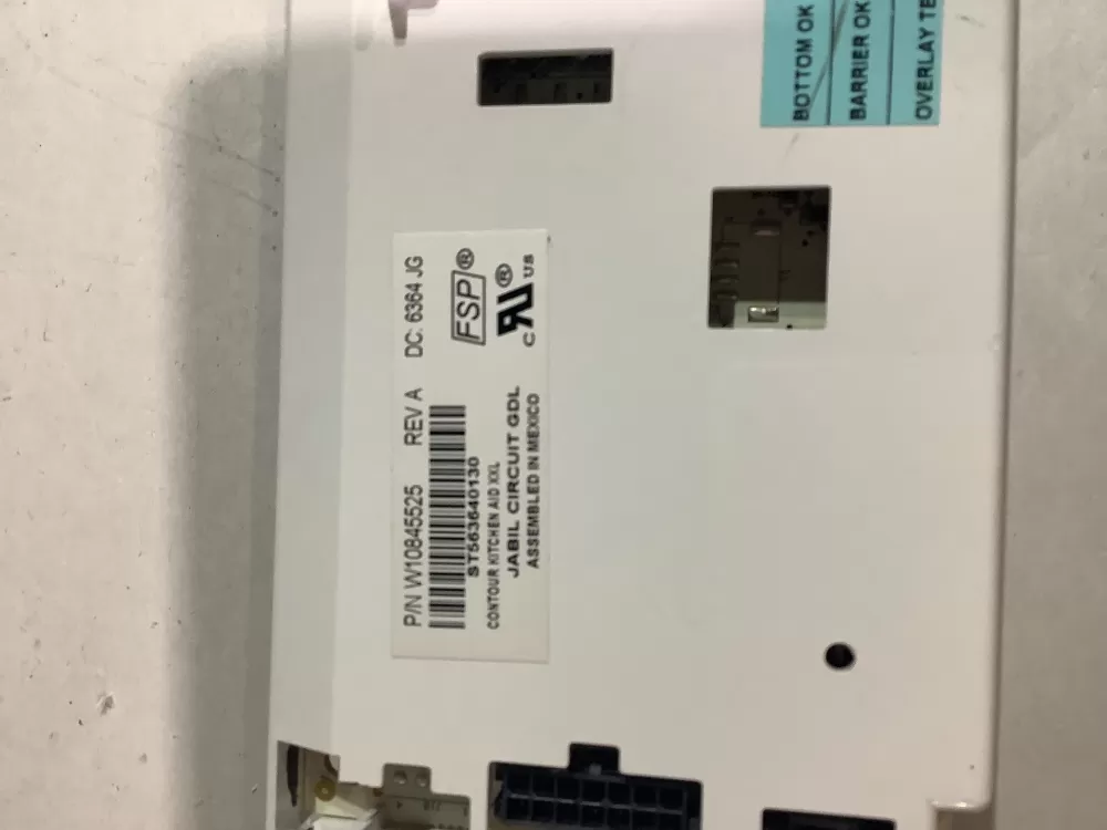 KitchenAid W10761088 W10807858 Refrigerator Control Board AZ183770 | ZC2711