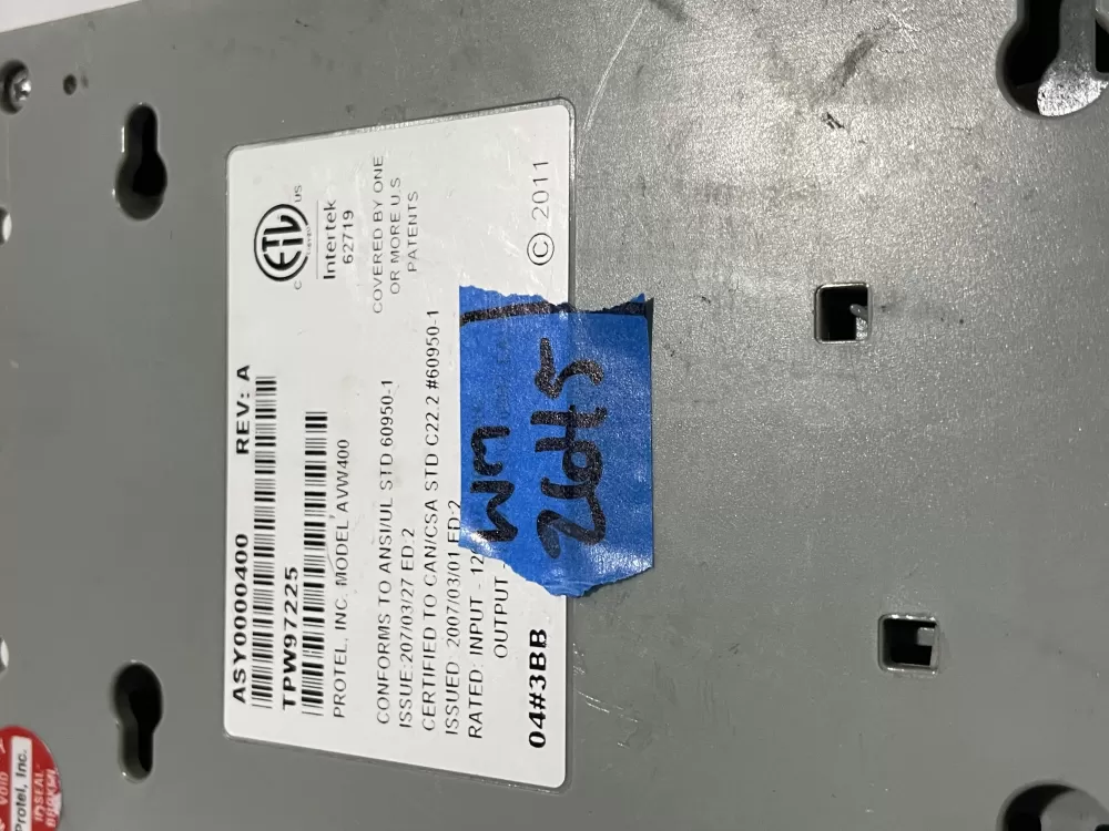 ASY0000400 Protel Controller Timer Activity Monitor AZ186661 | Wm2645