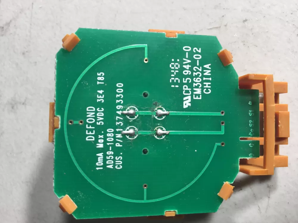 Kenmore Frigidaire Electrolux 137493300 Washer Control Switch AZ42545 | NR1735